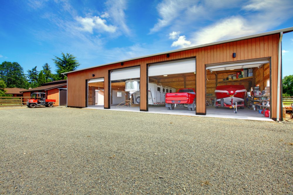 Overhead garage doors on farm|Fergus-Elora, Ontario Garage Doors